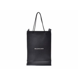 Balenciaga North South Shopping Bag Black Calfskin Tote